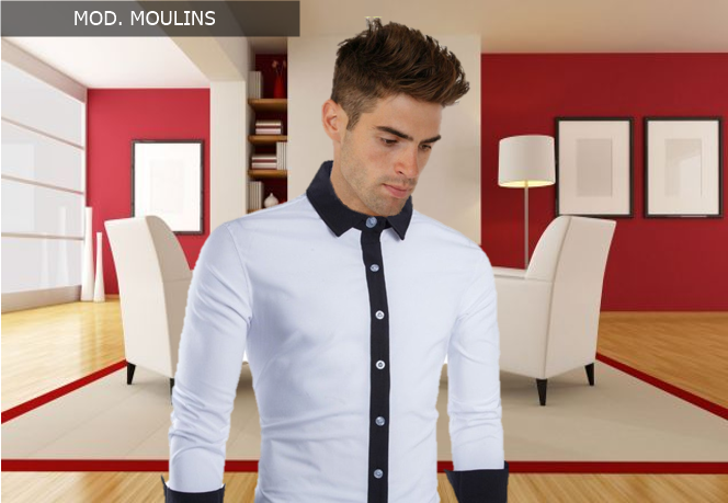 Camisa, camisa de caballero modelo MOD. MOULINS.